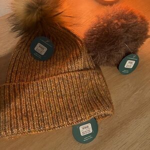 Pom Pom winter hat. New with tags.